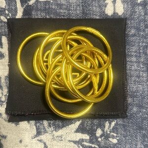 Budhagirl All Weather Bangles Small - Gold
